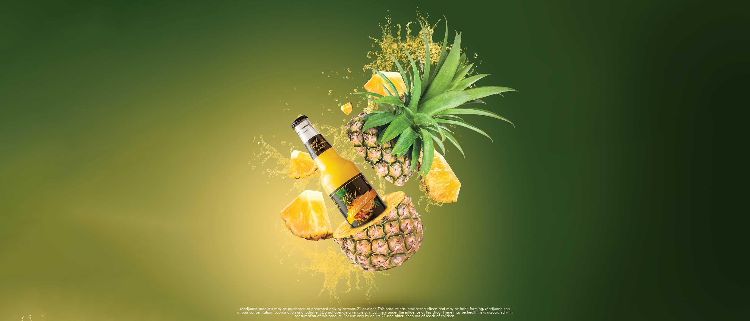 Ray's Lemonade Rays Spokane Dispensary Infused Drink Lemon THC CBD Vapes Dogtown Pioneers Shots Bottle Lil Ray Sunny Drink for Shady People Sunshine in a Bottle