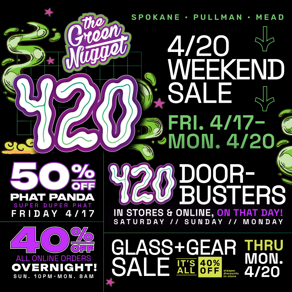 420 door buster doorbusters sale sales discount cannabis marijuana thc cbd dispensary medical recreational overnight sale 420 smoke weed pot shop open now near me