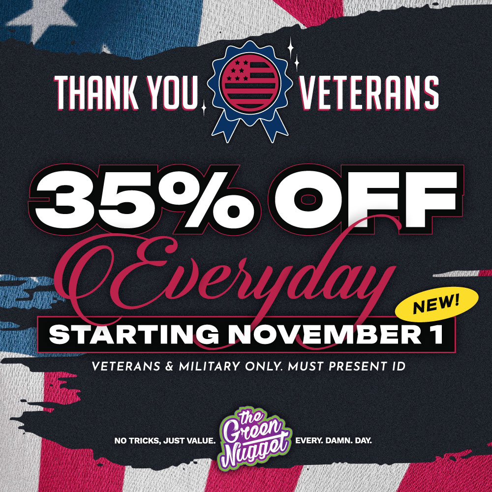 veteran vet discount military cannabis marijuana thc cbd pot store deal save money weed shop open now near me spokane mead pullman washington recreational medical hybrid sativa indica rso live resin ounce flower bud nug battery dispensary dispo disposable vape cart cartridge pen order online usa patriot