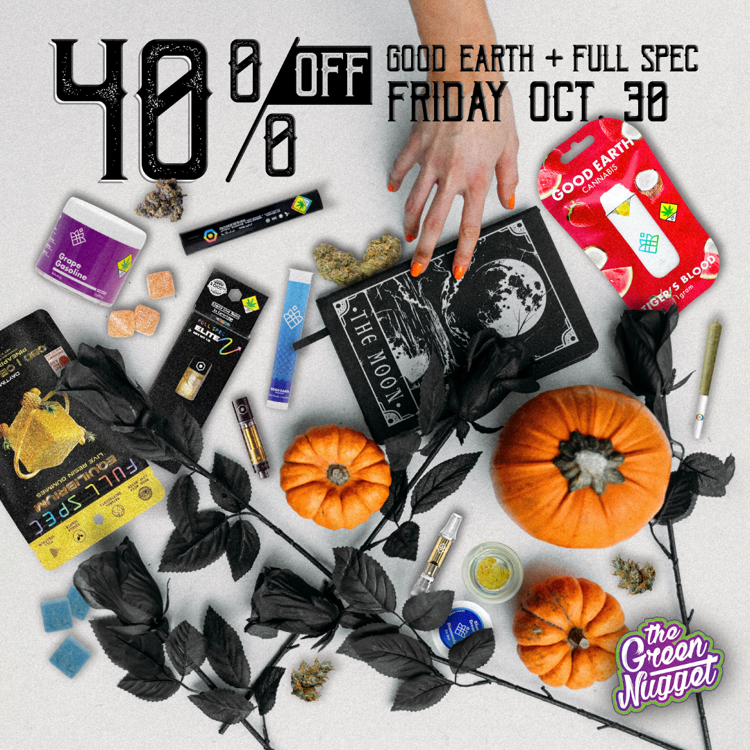 full spec good earth spectrum elite cadet vape cartridge cannabis marijuana sale halloween friday discount loyalty points weed store pot shop open now near me the green nugget canna glass gear battery live resin sugar crystals hybrid sativa indica rso bud nug flower terp dab rig bong pipe